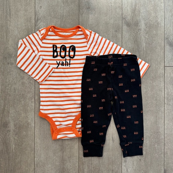 Carter's Other - 12 month Halloween baby boy matching set